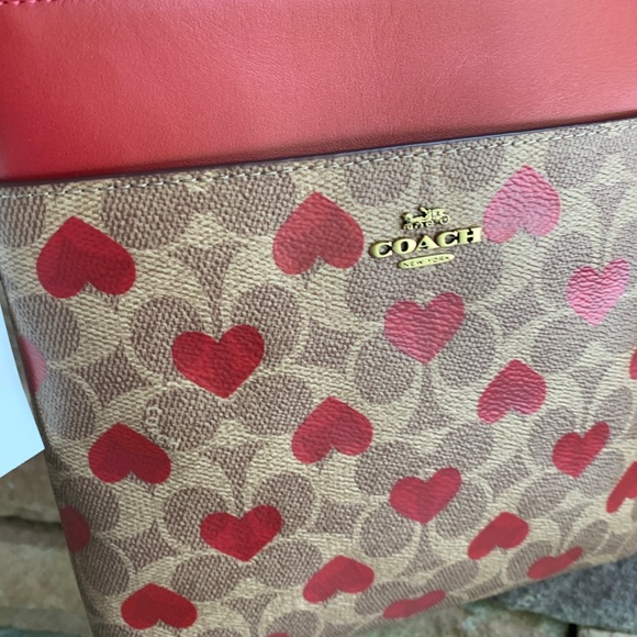 Authentic coach 1941 Coated Signature Canvas/refined calf leather top zip Crosby - Picture 12 of 14